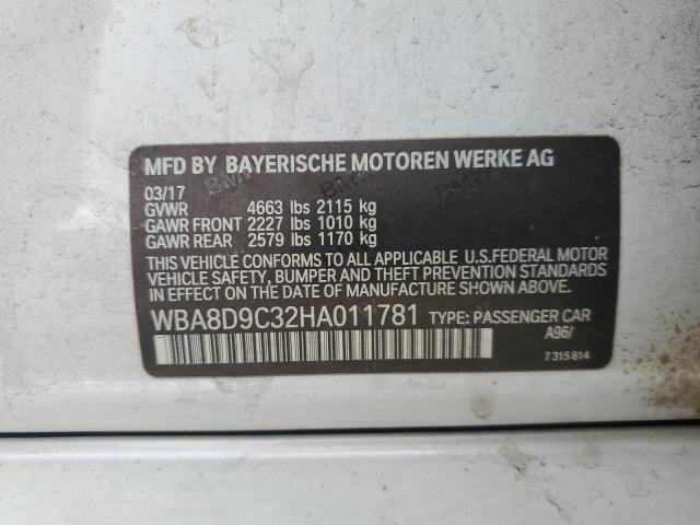 WBA8D9C32HA011781 BMW 330 XI
