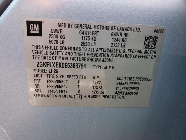 2GKFLXEK0E6383784 GMC Terrain Slt