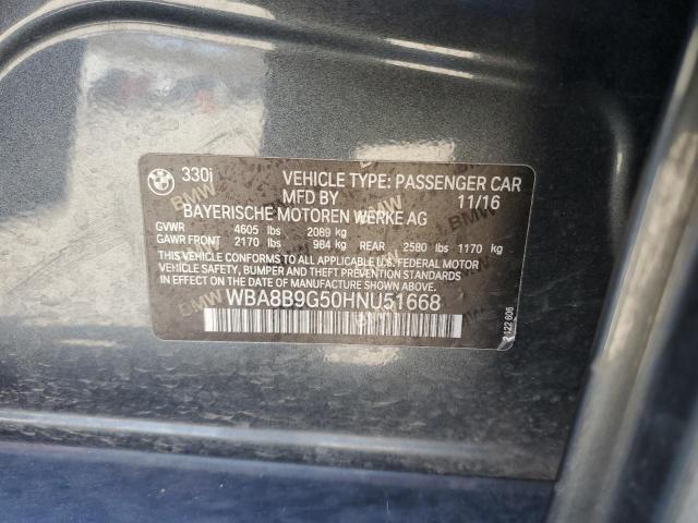 WBA8B9G50HNU51668 BMW 330 I