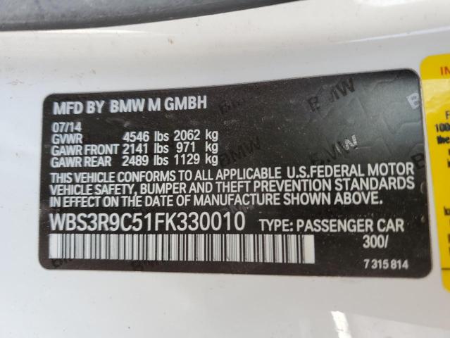 WBS3R9C51FK330010 BMW M4