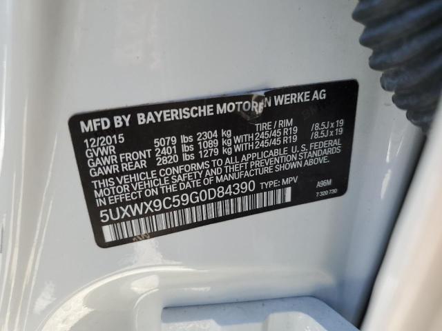 5UXWX9C59G0D84390 BMW X3 Xdrive28i
