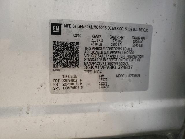 3GKALVEV8KL324837 GMC Terrain Slt