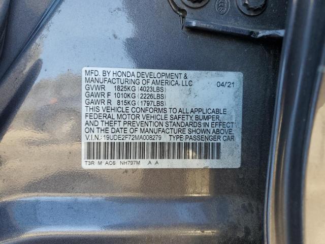 19UDE2F72MA008279 Acura Ilx Premium