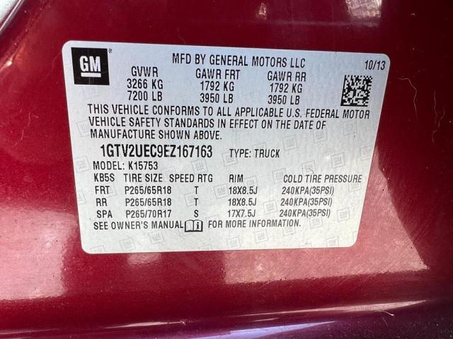 1GTV2UEC9EZ167163 GMC Sierra K1500 Sle