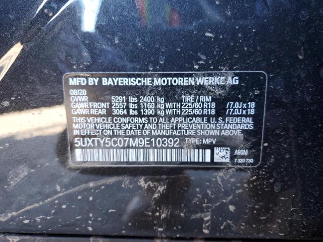 5UXTY5C07M9E10392 BMW X3 Xdrive30i