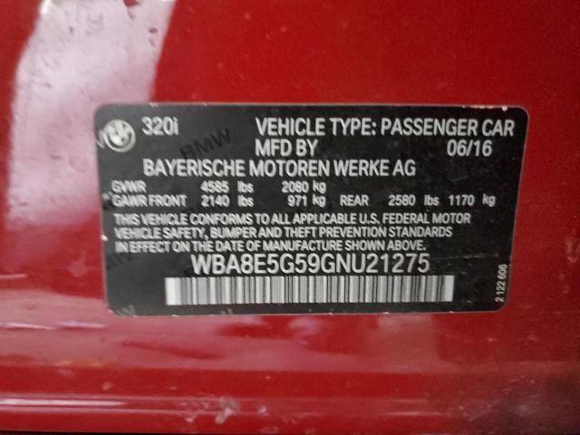 WBA8E5G59GNU21275 BMW 320 XI