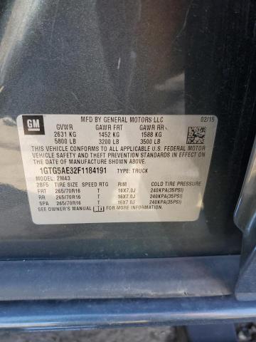 1GTG5AE32F1184191 GMC Canyon