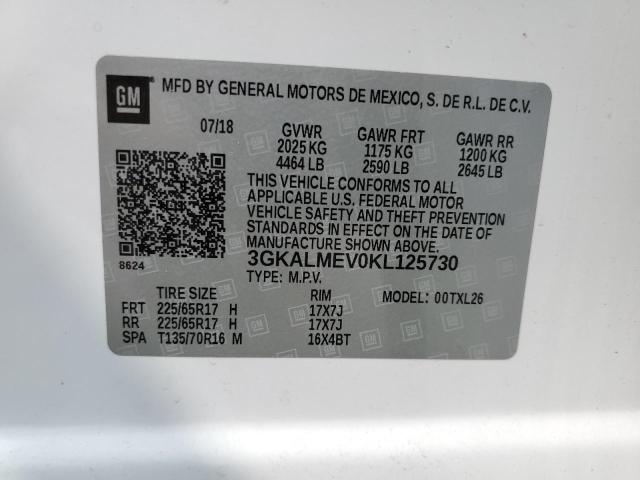 3GKALMEV0KL125730 GMC Terrain Sle
