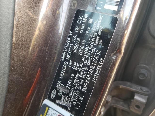3KPFK4A74HE130633 KIA FORTE LX