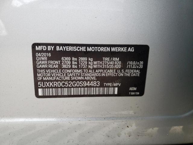 5UXKR0C52G0S94483 BMW X5 Xdrive35i