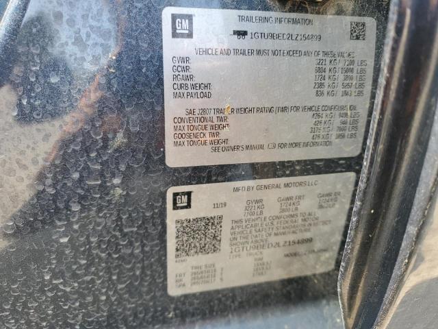 1GTU9BED2LZ154899 GMC Sierra K1500 Sle