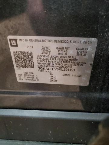 3GKALTEV0KL291191 GMC Terrain Sle
