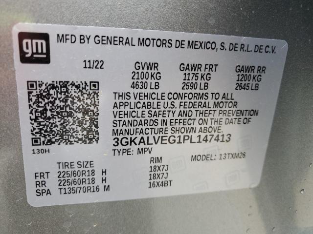 3GKALVEG1PL147413 GMC Terrain Slt