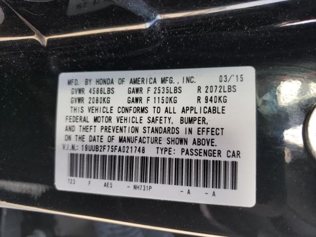 19UUB2F75FA021748 Acura Tlx Advance