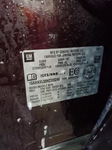 1GKKNXLS8HZ300249 GMC Acadia Denali