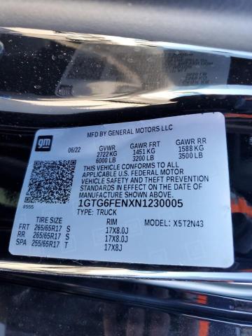 1GTG6FENXN1230005 GMC Canyon At4