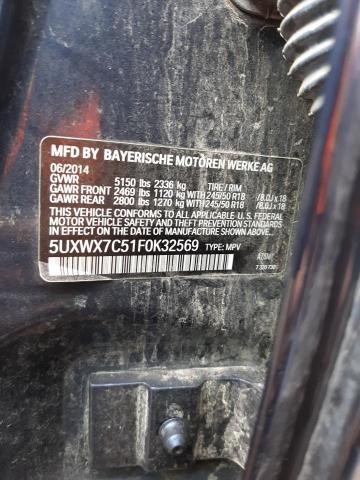 5UXWX7C51F0K32569 BMW X3 Xdrive35i