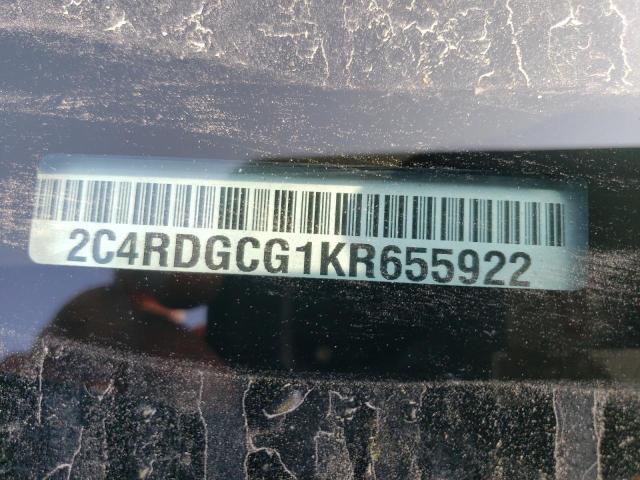 2C4RDGCG1KR655922 Dodge Grand Caravan Sxt
