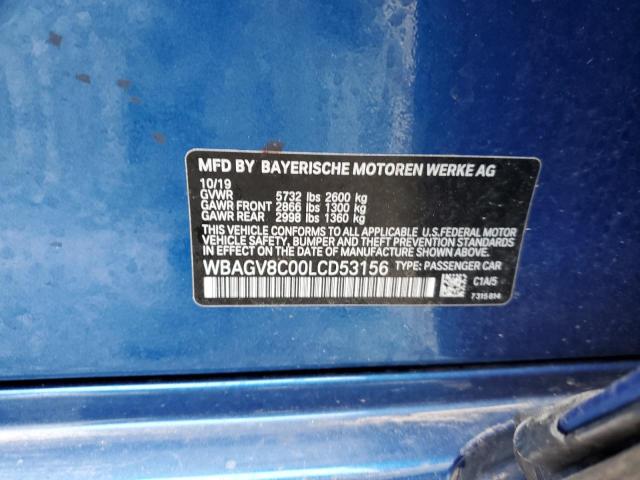 WBAGV8C00LCD53156 BMW M850XI