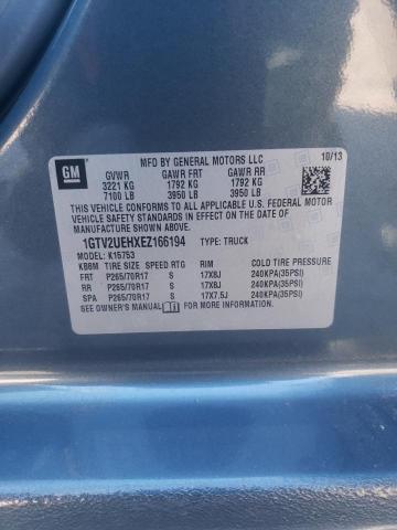 1GTV2UEHXEZ166194 GMC Sierra K1500 Sle