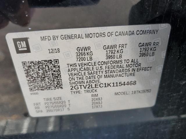 2GTV2LEC1K1154468 GMC Sierra Limited K1500
