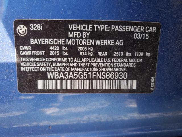 WBA3A5G51FNS86930 BMW 328 I