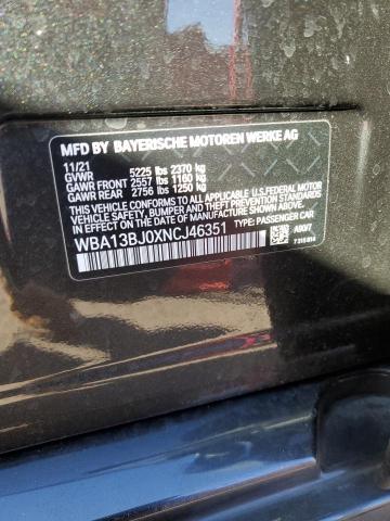 WBA13BJ0XNCJ46351 BMW 530 XI
