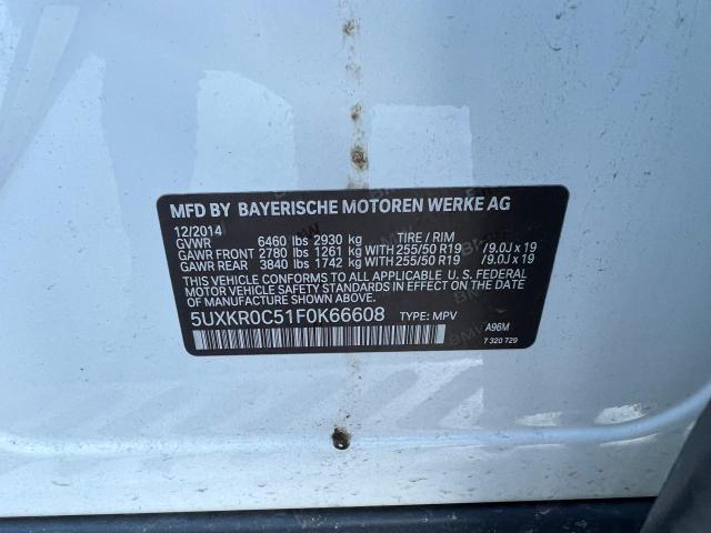 5UXKR0C51F0K66608 BMW X5 Xdrive35i