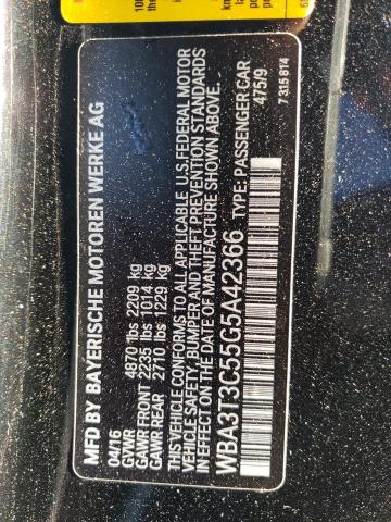 WBA3T3C55G5A42366 BMW 435 I