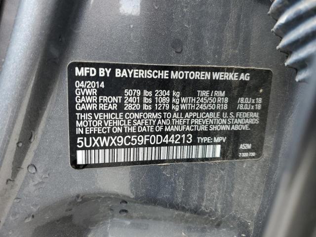 5UXWX9C59F0D44213 BMW X3 Xdrive28i