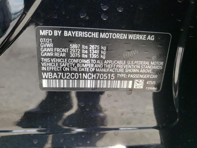 WBA7U2C01NCH70515 BMW 750 Xi