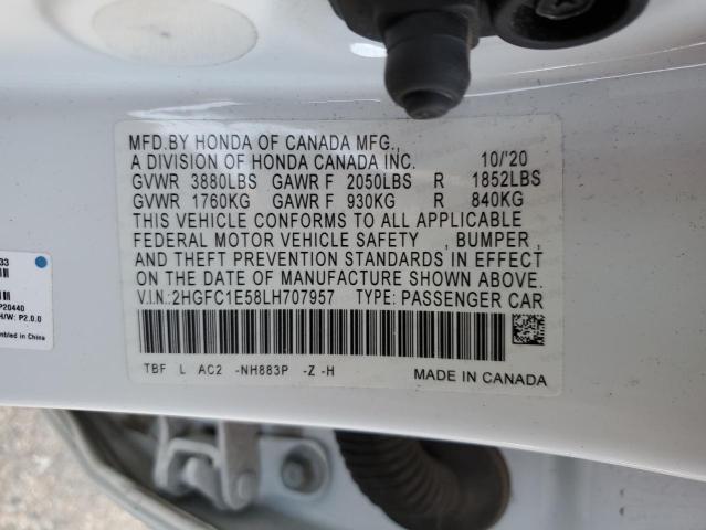 2HGFC1E58LH707957 Honda CIVIC SI