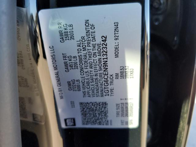 1GTG6CEN9N1323242 GMC Canyon Elevation