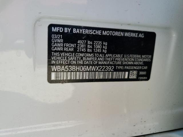 WBA53BH06MWX22392 BMW 530 I