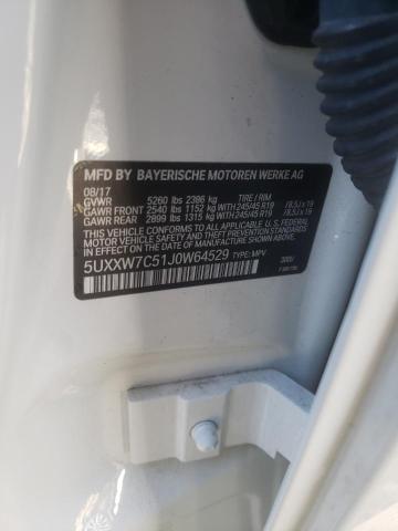 5UXXW7C51J0W64529 BMW X4 Xdrivem40i