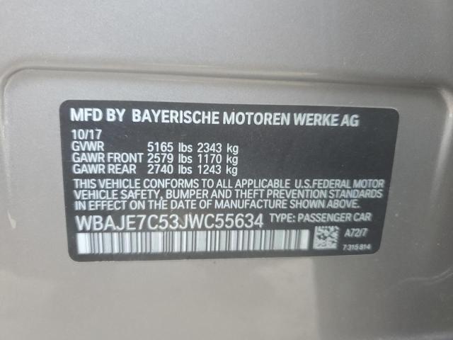 WBAJE7C53JWC55634 BMW 540 XI