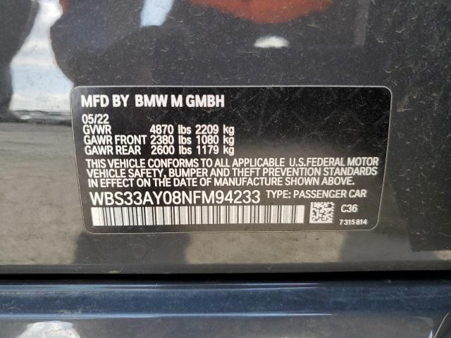 WBS33AY08NFM94233 BMW M3 Competition