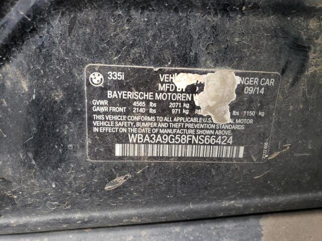 WBA3A9G58FNS66424 BMW 335 I