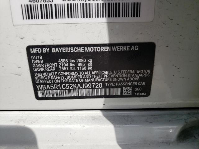WBA5R1C52KAJ99720 BMW 330I