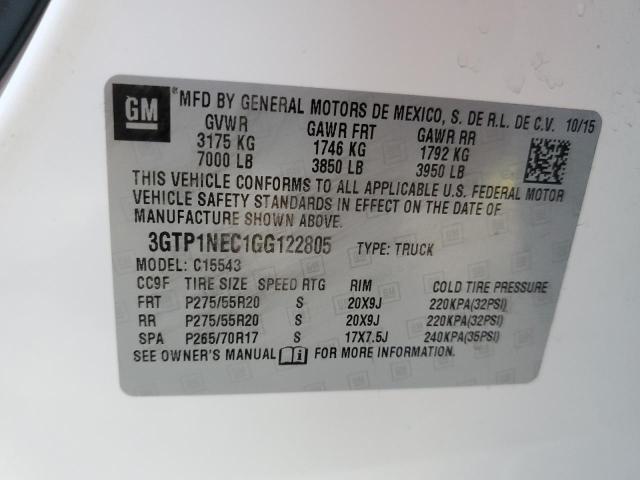 3GTP1NEC1GG122805 GMC Sierra C1500 Slt