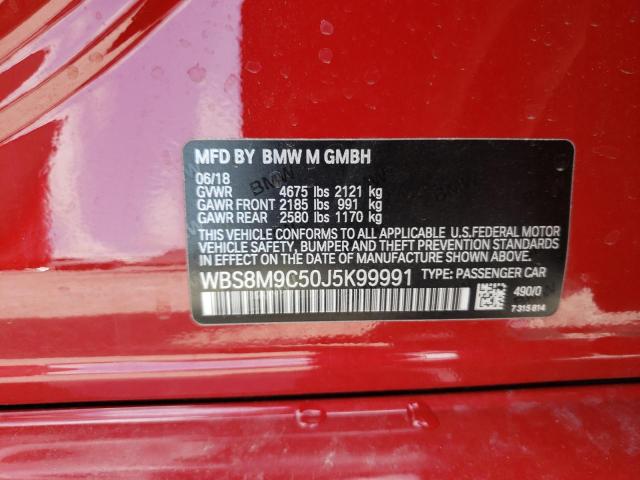 WBS8M9C50J5K99991 BMW M3