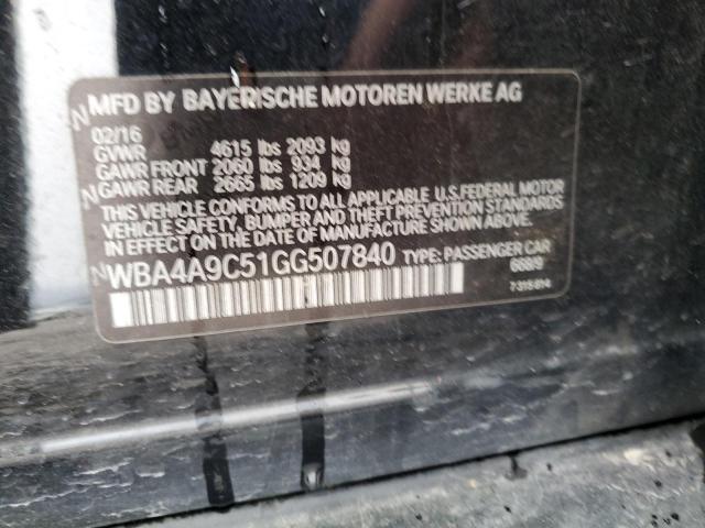 WBA4A9C51GG507840 BMW 428 I Gran Coupe Sulev