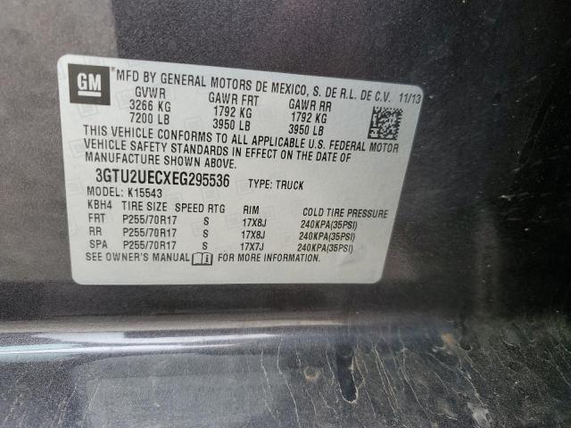 3GTU2UECXEG295536 GMC Sierra K1500 Sle