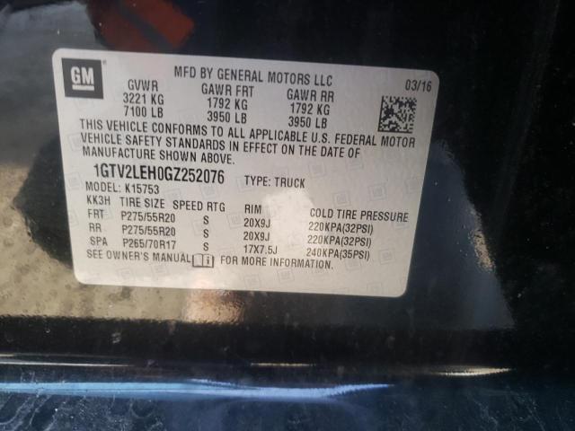 1GTV2LEH0GZ252076 GMC Sierra K1500