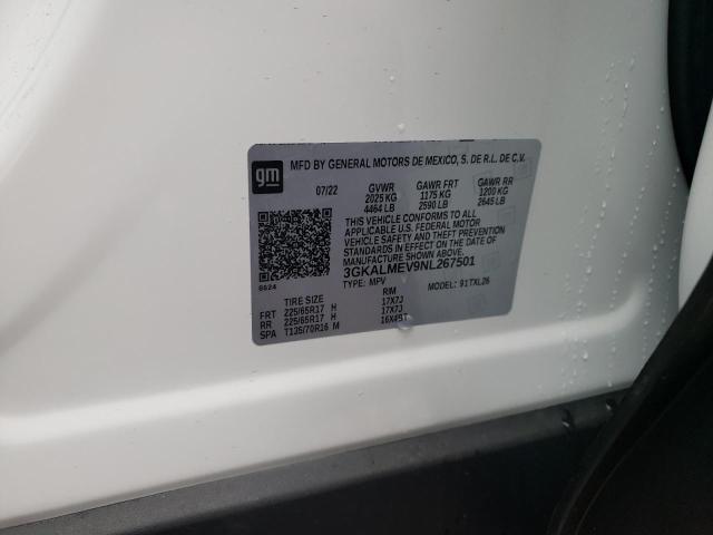 3GKALMEV9NL267501 GMC Terrain Sle