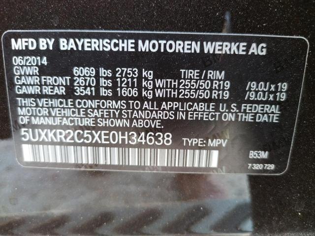 5UXKR2C5XE0H34638 BMW X5 Sdrive35i