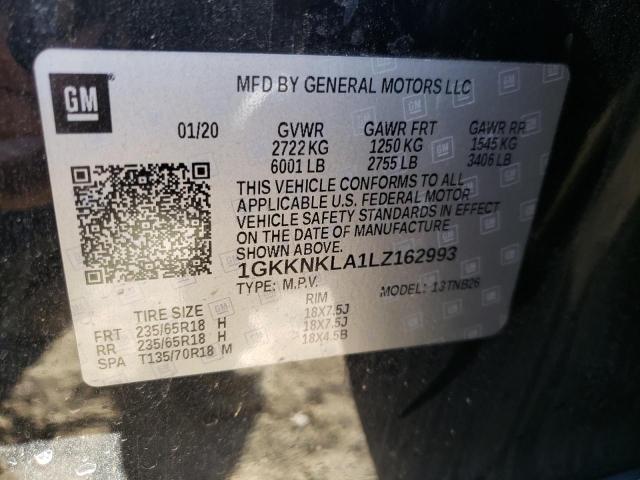 1GKKNKLA1LZ162993 GMC ACADIA SLE