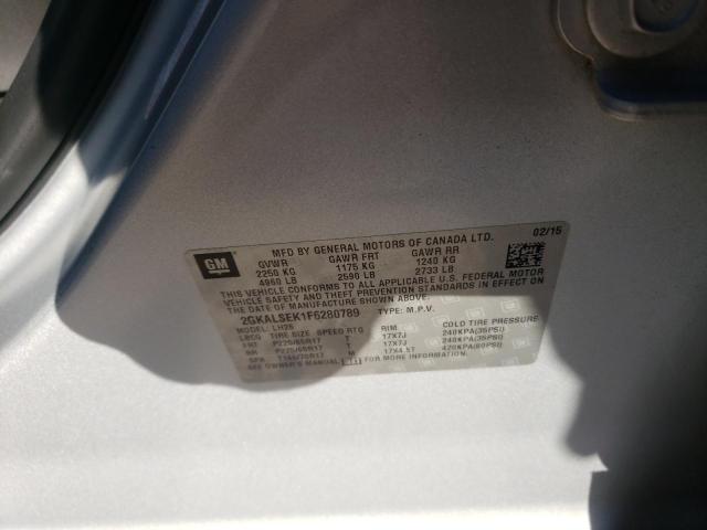 2GKALSEK1F6280789 GMC Terrain Slt