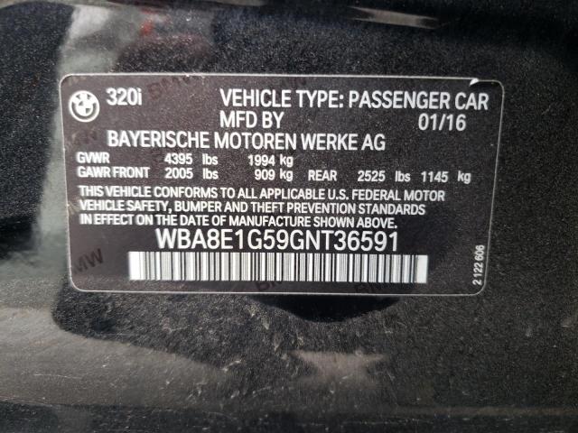 WBA8E1G59GNT36591 BMW 320 I