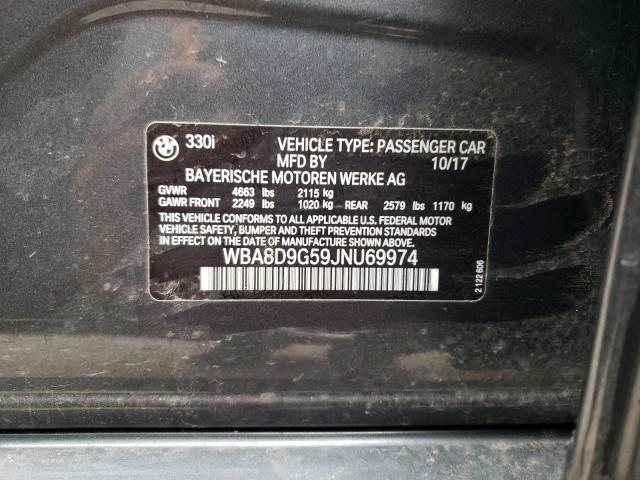 WBA8D9G59JNU69974 BMW 330 XI